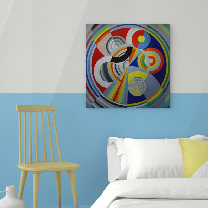Robert Delaunay - Wrapped Canvas Painting, 76cm H x 76cm W