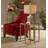 Elsa Glass Top End Table