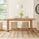 Modica 70'' Pine Solid Wood Sled Dining Table