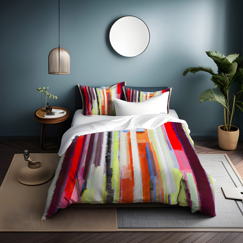 Polyester Duvet Cover, King Duvet Cover + 2 King Shams