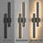 39.4''H Modern Black Aluminum ETL Outdoor Wall Light with Dual-Sided LED Lights