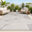 Tapis intérieur / extérieur rayé gris / crème Rysler-88570914