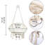 Balancelle avec hamac suspendu en corde de coton pour l'intérieur et l'extérieur-80017643-88305212