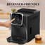 Mousseur à lait entièrement automatique avec machine à espresso + écran tactile Ulka italien à 19 bars + moulin à meules-96984602