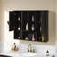 Armoire à pharmacie murale de 35 pouces avec tablettes réglables, portes à fermeture en douceur et miroir haute définition pour meuble-lavabo-1253682053