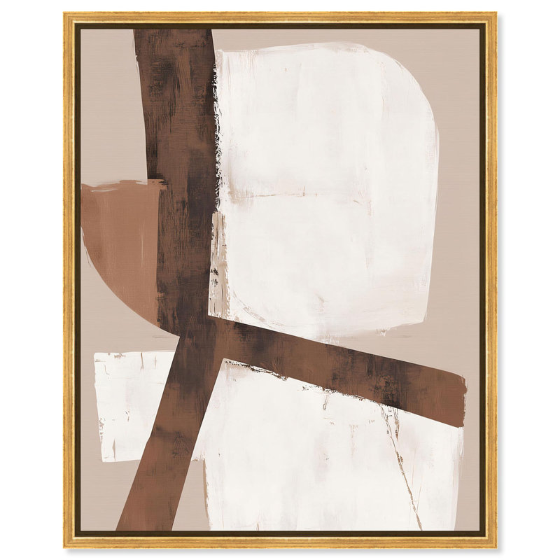 Impression sur toile "Dec Deconstruction Form II" par Art Remedy, H 16 po x l 20 po, Structure noire