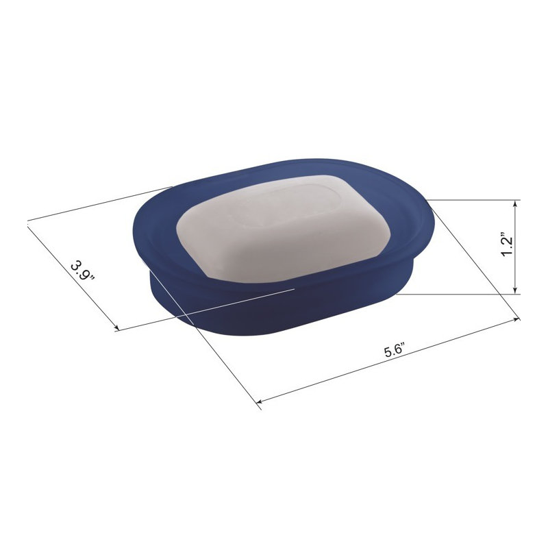 LeMenager Soap Dish, Blue