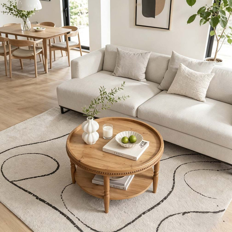 Table basse 31,3 po Boho