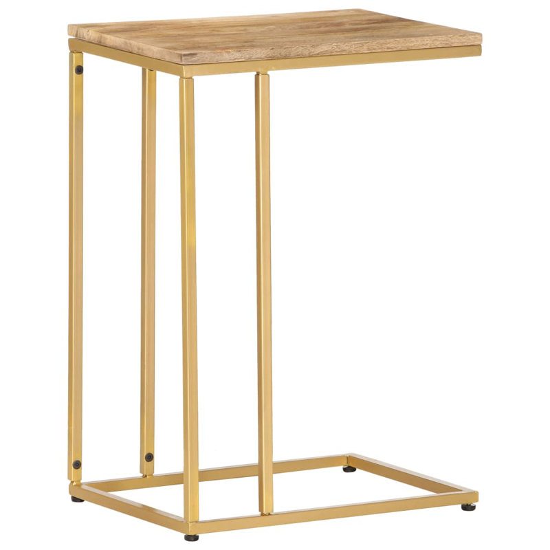 Wittman C Table End Table, Gold