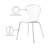 Clarion Stacking Side Chair in Clear-209363907