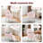 Vanity Chair, Vanity Stool Chair with Storage and Folding Back, Vanity Chair with Storage, Ideal for Bedroom, Living Room, and Makeup Stations-131738076-131738072