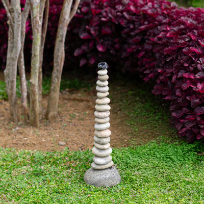 Zen Pebble Spires 24"H