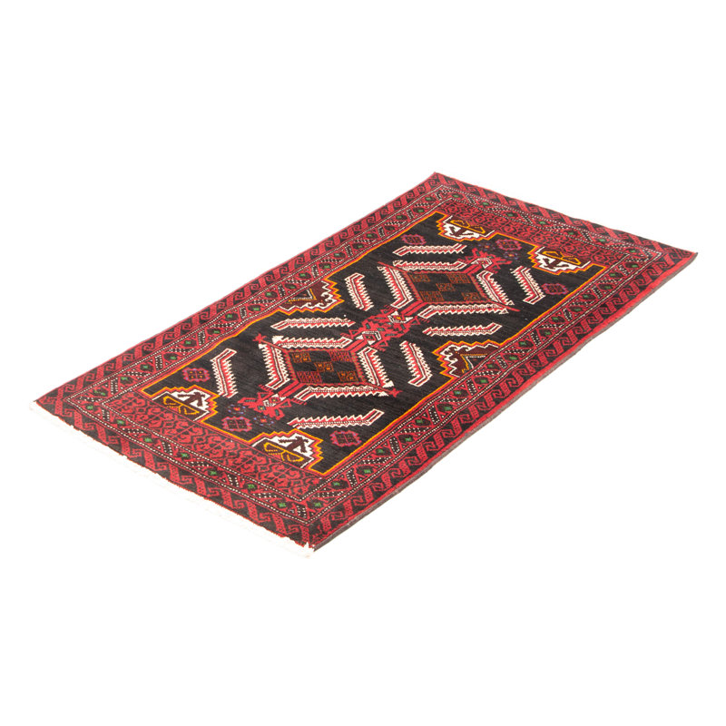 Tapis unique en laine noué à la main 3 pi x 5 pi 10 po nouvel âge Royal