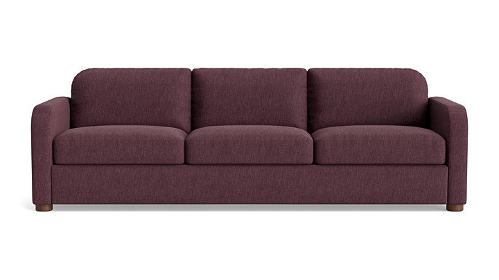 Archie Sofa (95"), Performance Weave - Aubergine