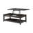 Aydia Rectangular Coffee Table with Lift Top in Gray