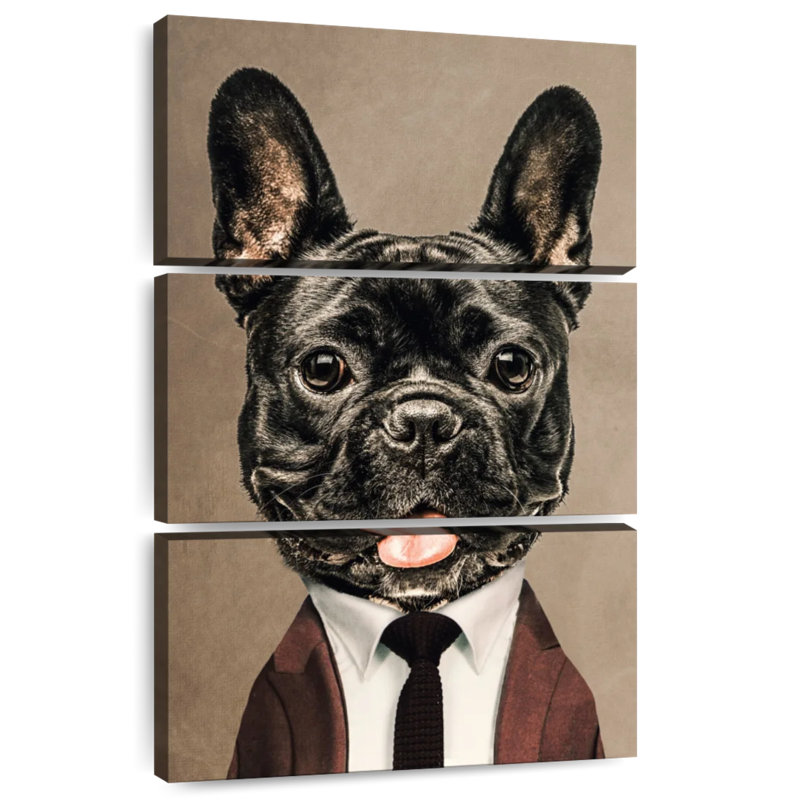 Ketti Gentleman Bulldog, 50" H x 32" W