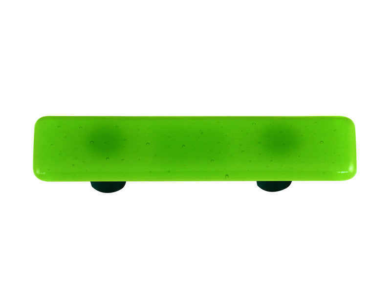 Poignée barre 3 po Solids, Vert clair / noir