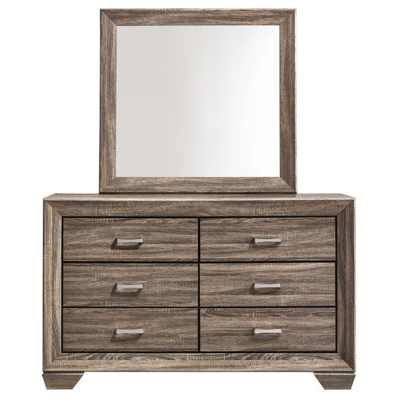 Commode 6 tiroirs avec miroir Holmgren