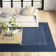 Dolma Handmade Loomed Wool Navy/Dark Blue Rug