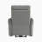 Teriq 34" Modern & Contemporary Chenille Power Lay Flat Reclining Chair with Power Adjustable Headrest, Lay Flat Function & USB Charging Port