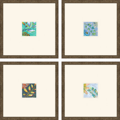 Botanical I S / 4 - Ensemble de 4 pièces d'art mural