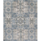 Himalayan Art Windsom Handmade Wool Abstract Area Rug