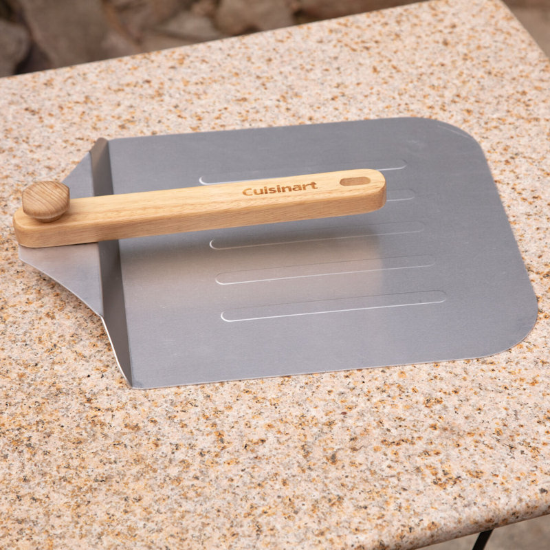 12-In Aluminum Pizza Peel, 2.75" H x 12" W x 24" L