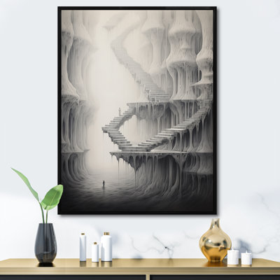 " Gray Surreal Ascending Shadows "