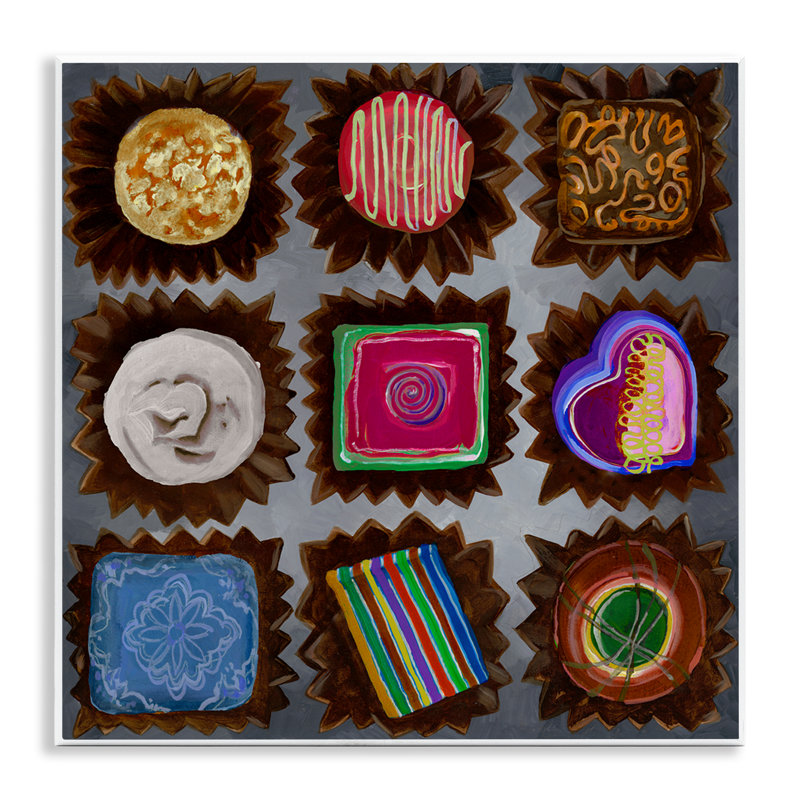 «Mixed Chocolate P pièces» par Liz Jardine