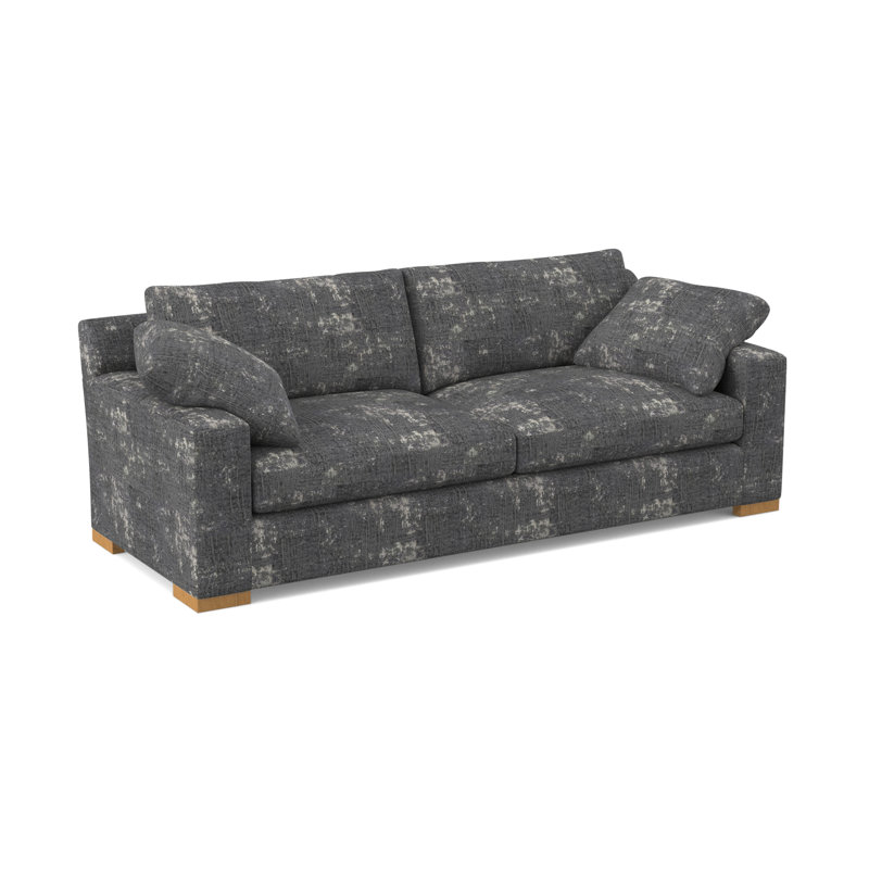 Morgan Sofa, Amber, Margaret Lipstick Polyester Blend