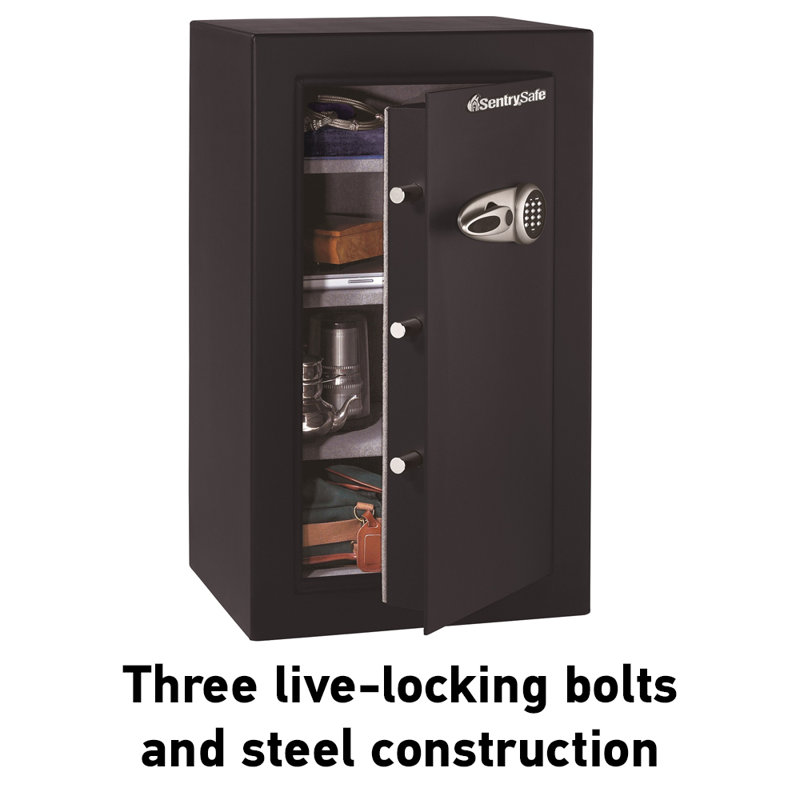 SentrySafe 6,01 pi. Cu. Coffre-fort professionnel avec verrou numérique, H 37,7 po x l 21,7 po x P 19,8 po