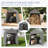 Heavy Duty Outdoor Shed, Portable Storage Shed, With 2 Rolled Up Zipper Doors,Vents Carports-102405608-102405611