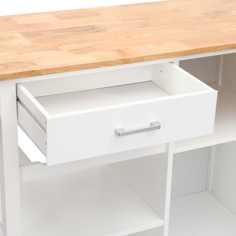 Omri Wood Kitchen Island