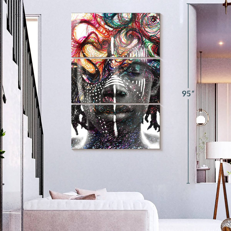 Leisha Queen Prey, 74" H x 48" W