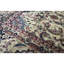 Tapis oriental en laine noué à la main Lamani ivoire / bleu foncé / vert