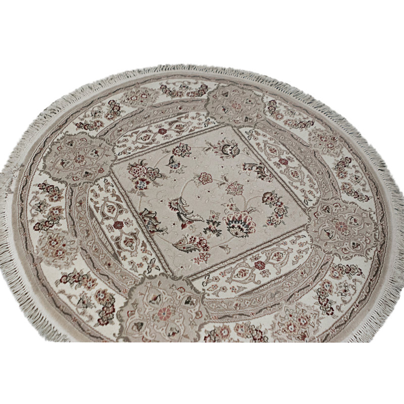 Handmade Silk and Wool Area Rug