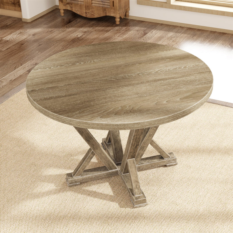 Table de salle à manger ronde Modern Farmhouse