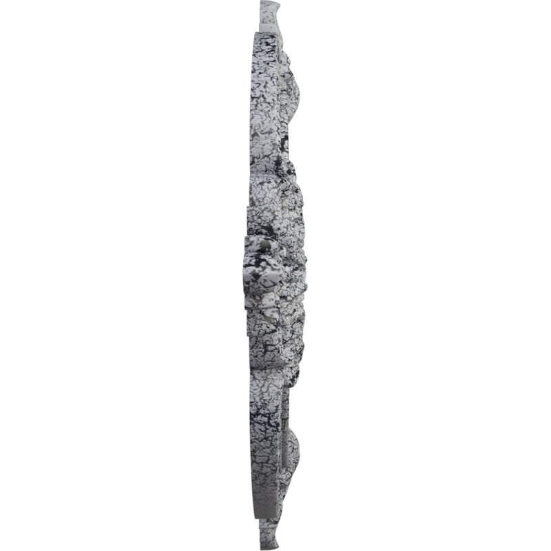 Benson Ultra Pure White Crackle Ceiling Medallion