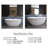 63'' x 33.5'' Freestanding Soaking Solid Surface Bathtub