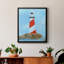 Toile encadrée de qualité supérieure «Lookout Point I» - prête à être accrochée-966279576-966279575