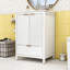 Meuble-lavabo de salle de bain avec lavabo, tiroir à fermeture en douceur et grand espace de rangement-47671843
