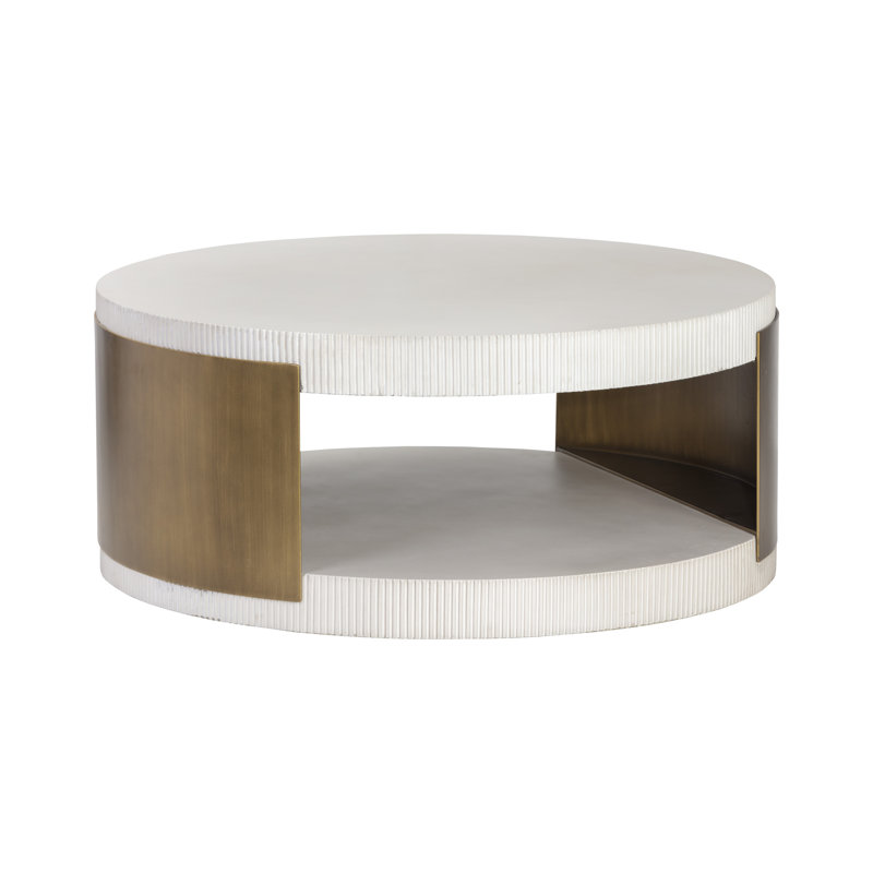 Cavette Outdoor Circular Coffee Table