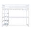 Lit mezzanine avec tablettes de rangement et bureau sous le lit-1344954386-1344954413