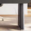Bureau italien minimaliste: plateau en ardoise blanc mat-619321281