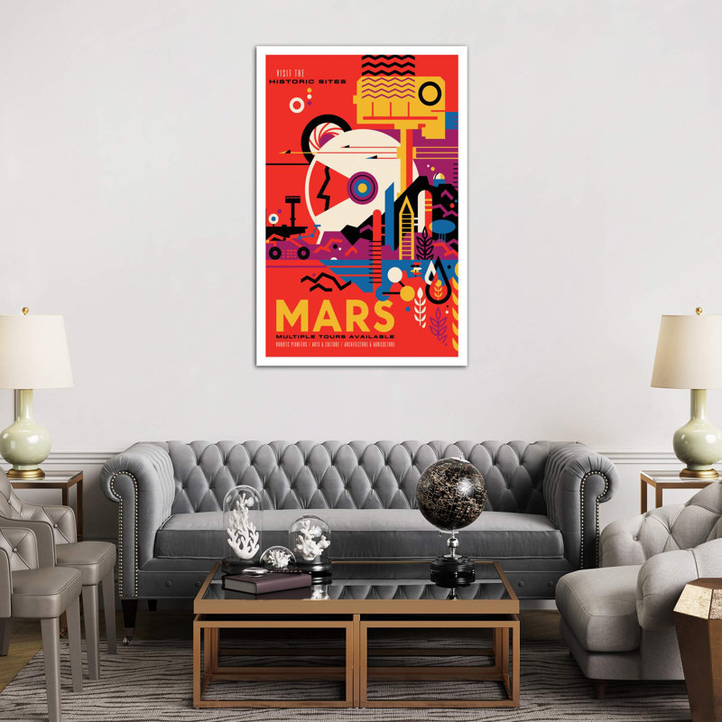 Mars by NASA - Wrapped Canvas Print, 66.04 cm H x 45.72 cm W x 1.91 cm D