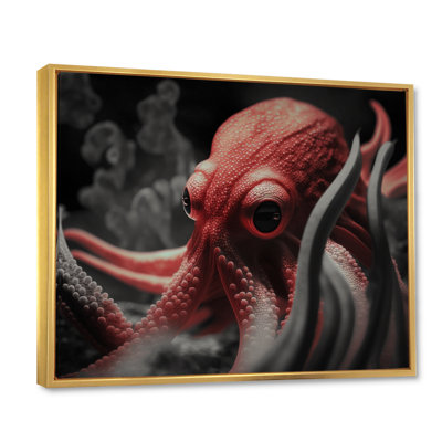 Portrait de pieuvre rouge - photographie