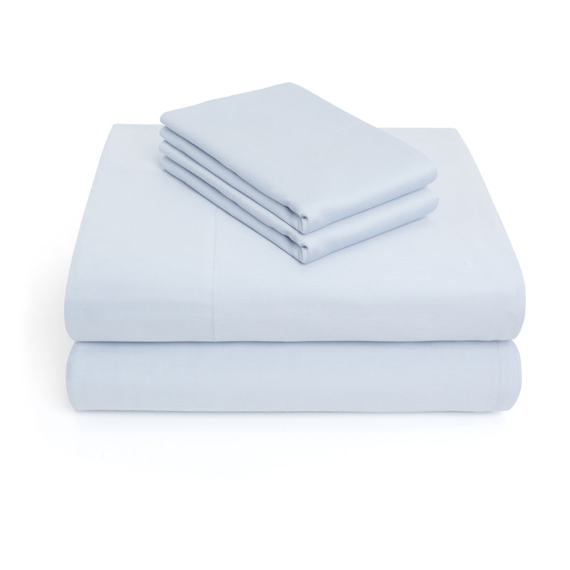 Sateen Sheet Set, Sky Blue, King
