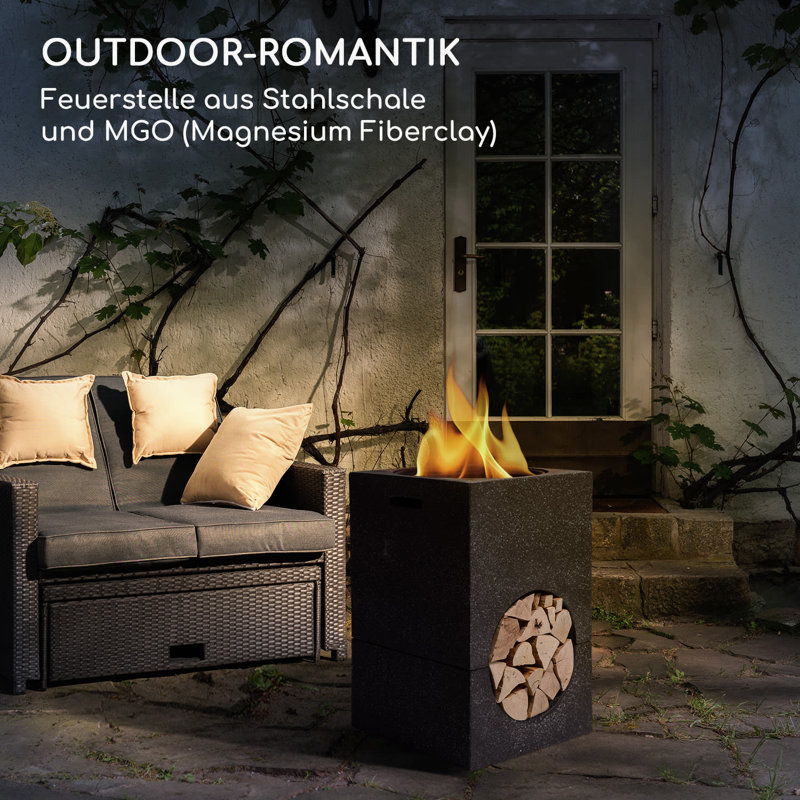 Rectangle Smokeless Fire Pit