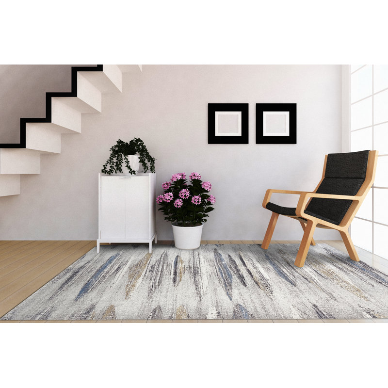 Laurie Abstract Indoor Rug, Rectangle 2' x 3'11"