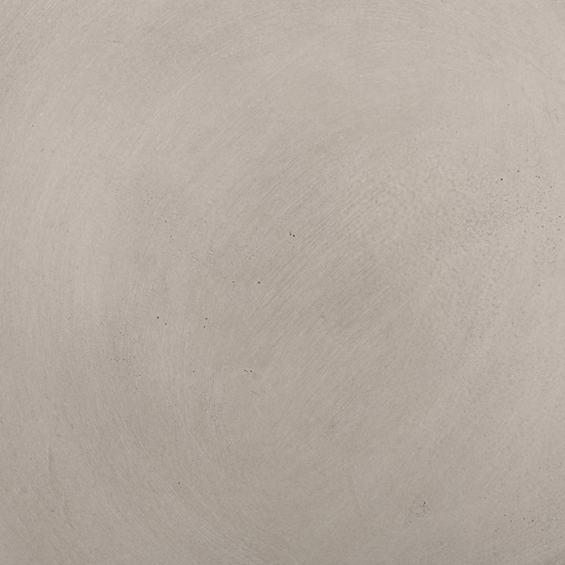 Table d'appoint extérieure en béton durable et légère avec conception cylindrique moderne pour la terrasse et la cour